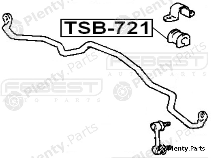  FEBEST part TSB721 Stabiliser Mounting