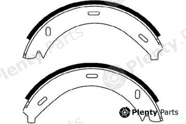  NiBK part FN0571 Brake Shoe Set, parking brake