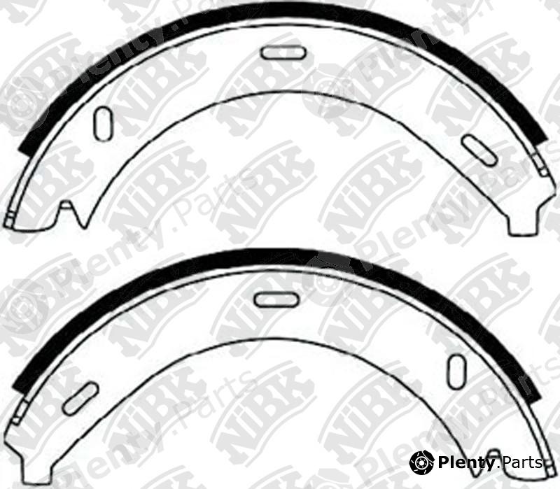  NiBK part FN0571 Brake Shoe Set, parking brake