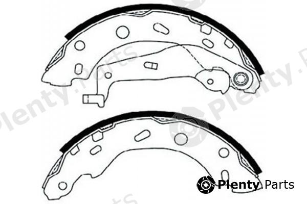  NiBK part FN0573 Brake Shoe Set