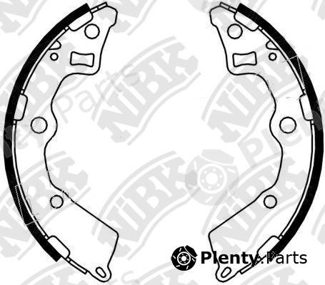  NiBK part FN0618 Brake Shoe Set