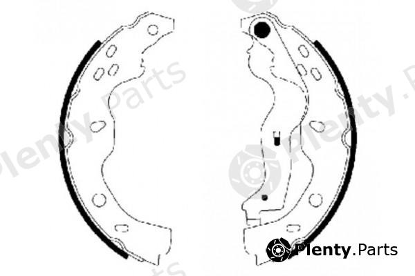  NiBK part FN0634 Brake Shoe Set