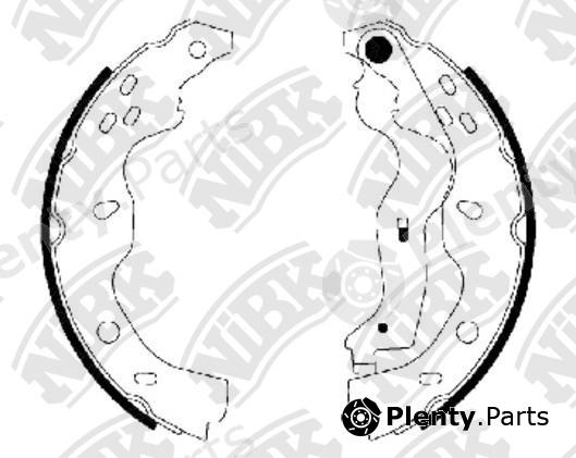  NiBK part FN0634 Brake Shoe Set