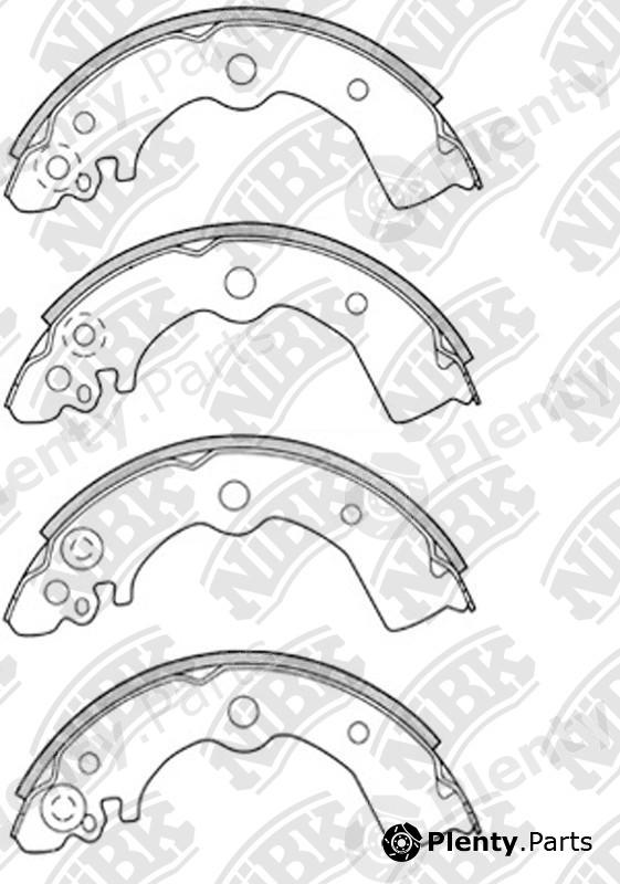  NiBK part FN1185 Brake Shoe Set