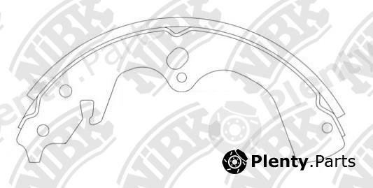  NiBK part FN11907 Brake Shoe Set