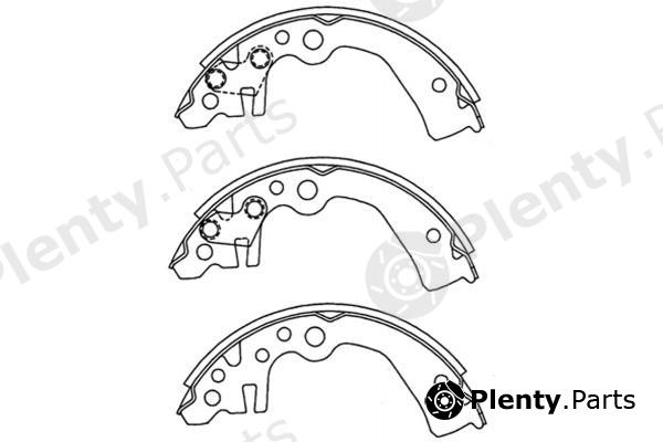 NiBK part FN1261 Brake Shoe Set