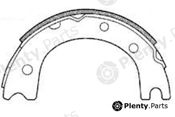  NiBK part FN2257 Brake Shoe Set, parking brake