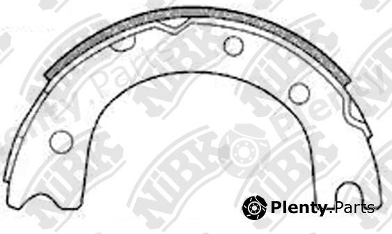  NiBK part FN2257 Brake Shoe Set, parking brake