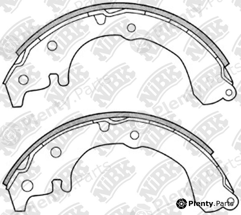  NiBK part FN2289 Brake Shoe Set