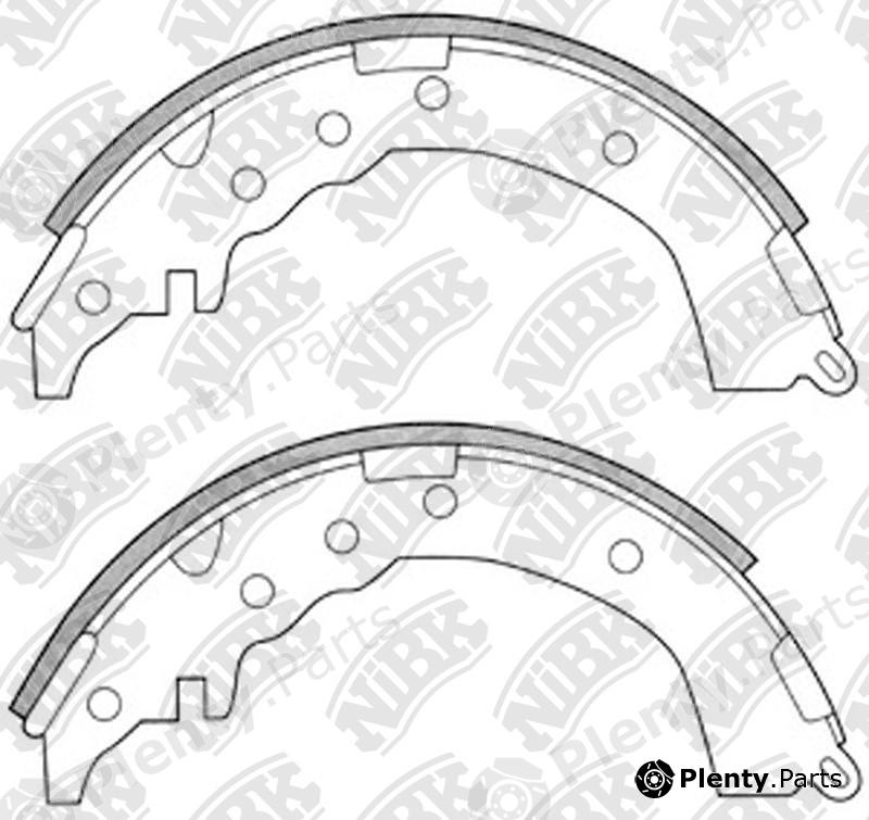  NiBK part FN2338 Brake Shoe Set
