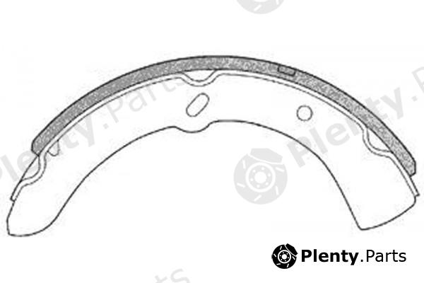  NiBK part FN3336 Brake Shoe Set