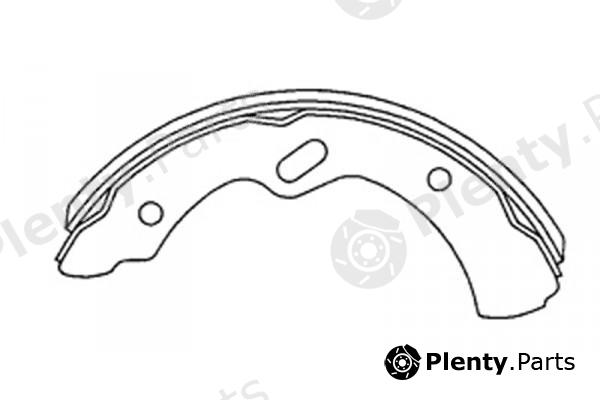  NiBK part FN3419 Brake Shoe Set