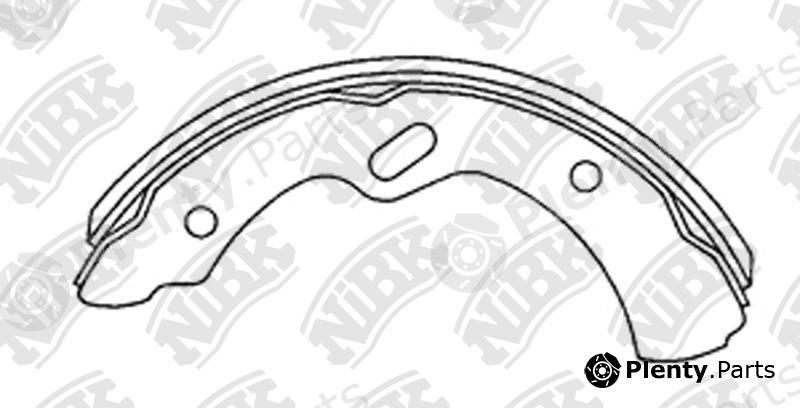  NiBK part FN3419 Brake Shoe Set