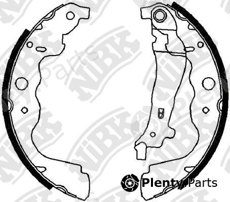  NiBK part FN43551 Brake Shoe Set