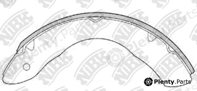  NiBK part FN4402 Brake Shoe Set