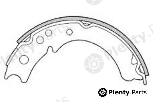 NiBK part FN4404 Brake Shoe Set, parking brake