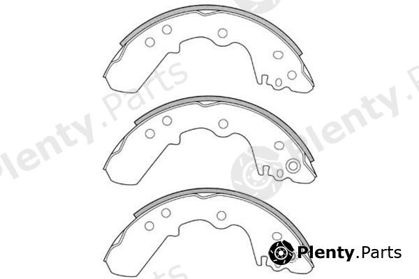  NiBK part FN4452 Brake Shoe Set
