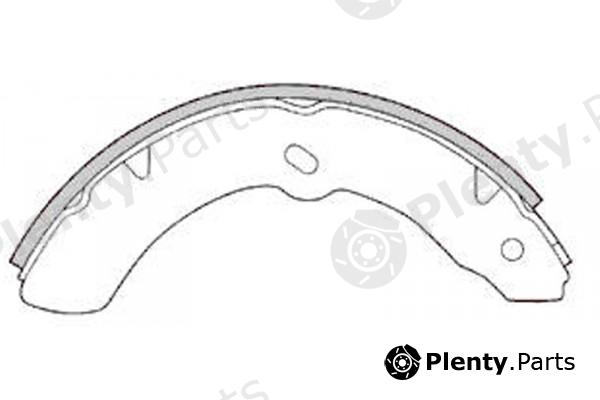  NiBK part FN4458 Brake Shoe Set