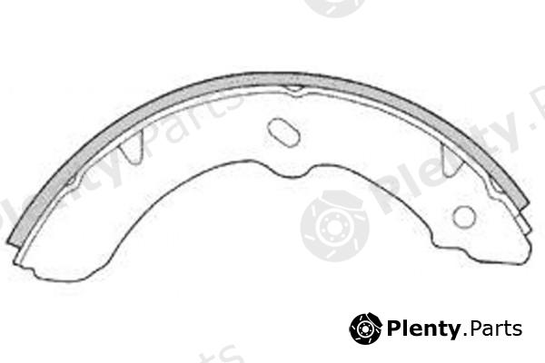  NiBK part FN4460 Brake Shoe Set