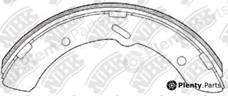  NiBK part FN6653 Brake Shoe Set