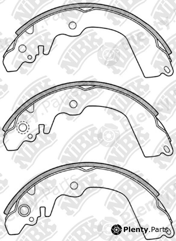  NiBK part FN6701 Brake Shoe Set