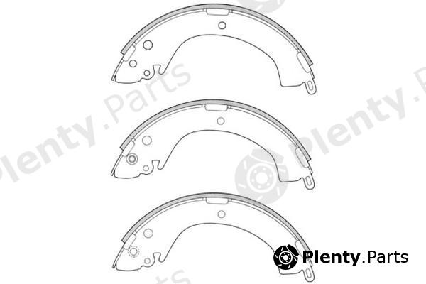  NiBK part FN6715 Brake Shoe Set