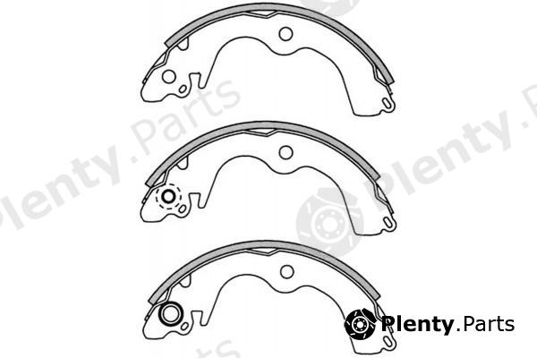  NiBK part FN6726 Brake Shoe Set