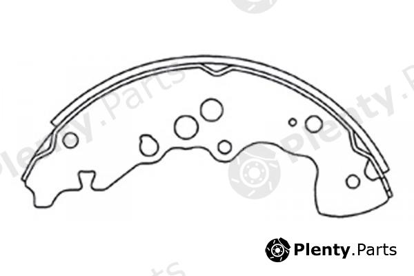  NiBK part FN9968 Brake Shoe Set