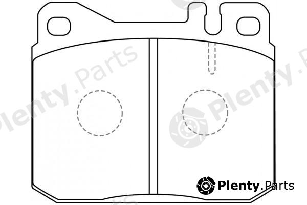  NiBK part PN0003 Brake Pad Set, disc brake
