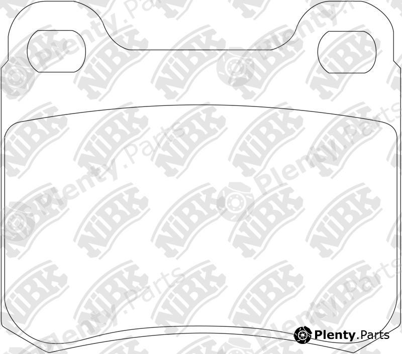  NiBK part PN0005 Brake Pad Set, disc brake