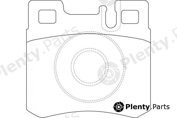  NiBK part PN0006 Brake Pad Set, disc brake