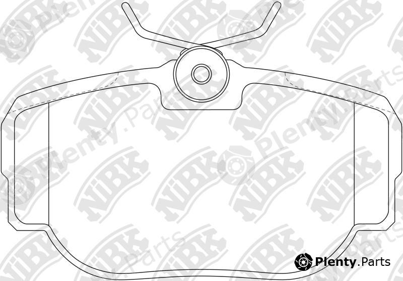  NiBK part PN0009 Brake Pad Set, disc brake