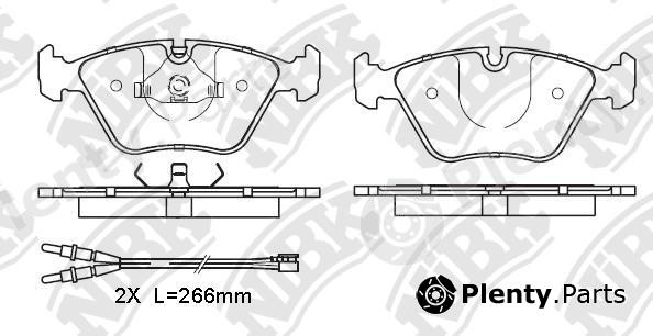  NiBK part PN0012 Brake Pad Set, disc brake