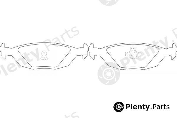  NiBK part PN0013 Brake Pad Set, disc brake