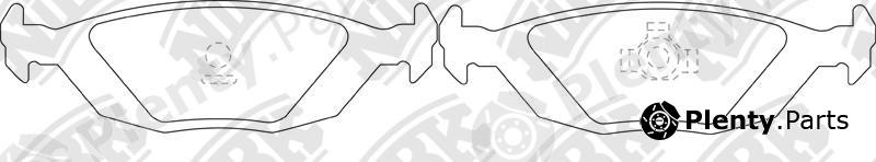  NiBK part PN0013 Brake Pad Set, disc brake