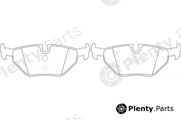  NiBK part PN0014 Brake Pad Set, disc brake