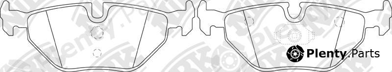  NiBK part PN0014 Brake Pad Set, disc brake