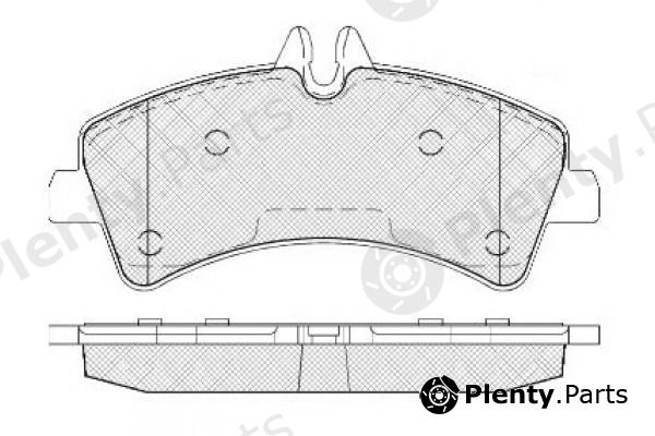 NiBK part PN0038 Brake Pad Set, disc brake