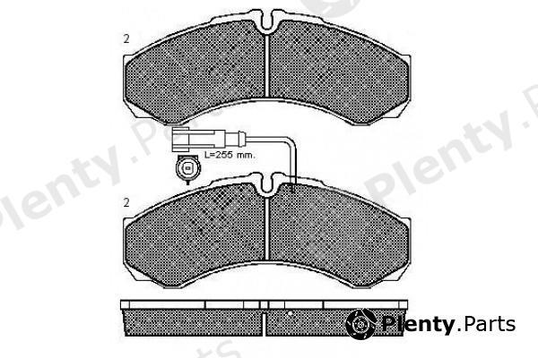  NiBK part PN0073W Brake Pad Set, disc brake