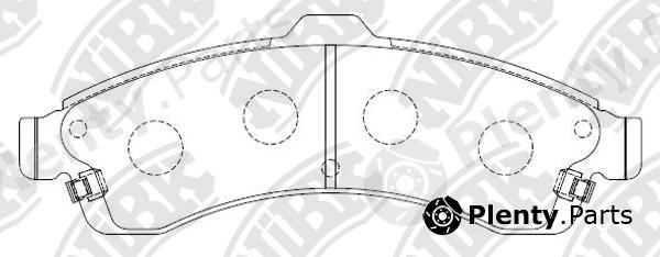  NiBK part PN0077 Brake Pad Set, disc brake