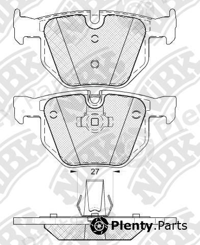  NiBK part PN0093 Brake Pad Set, disc brake