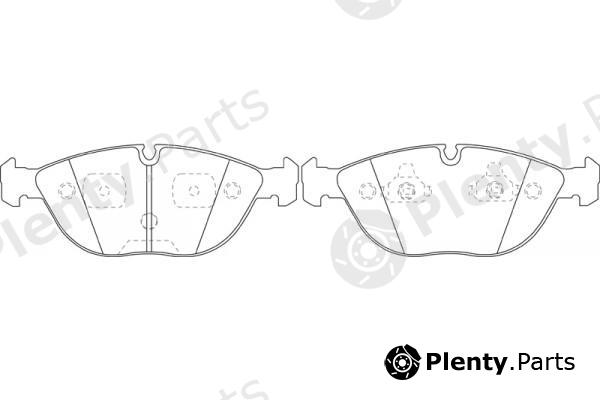  NiBK part PN0102 Brake Pad Set, disc brake