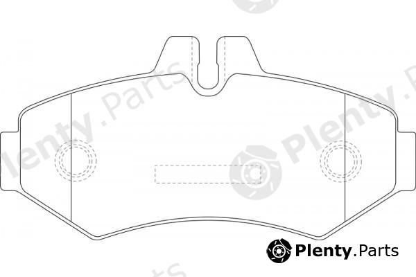  NiBK part PN0135 Brake Pad Set, disc brake