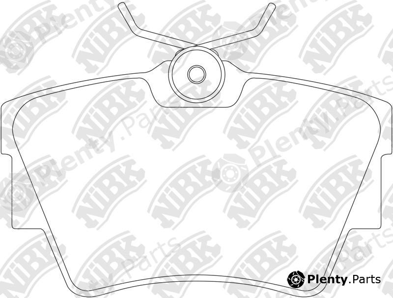  NiBK part PN0147 Brake Pad Set, disc brake