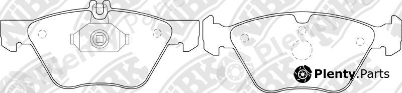  NiBK part PN0166 Brake Pad Set, disc brake