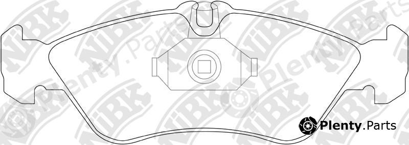  NiBK part PN0169 Brake Pad Set, disc brake