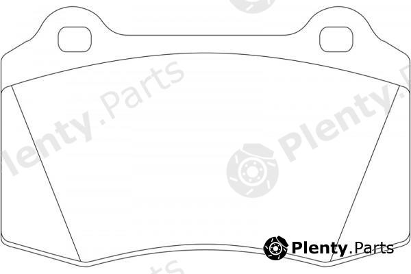  NiBK part PN0202 Brake Pad Set, disc brake