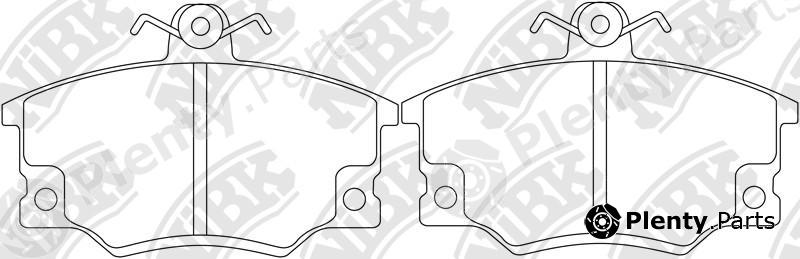  NiBK part PN0235 Brake Pad Set, disc brake