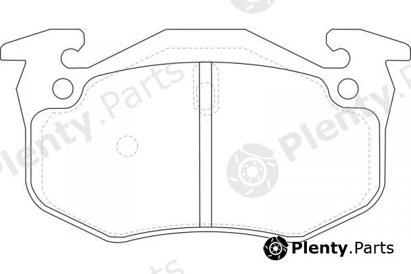  NiBK part PN0270 Brake Pad Set, disc brake