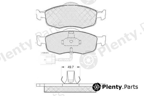  NiBK part PN0277 Brake Pad Set, disc brake